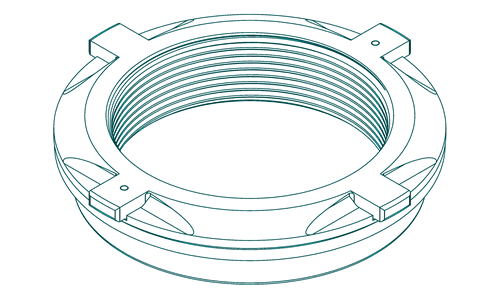 cone crusher head nut