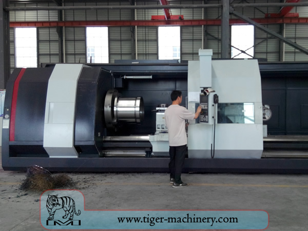 steel bushing on lathe